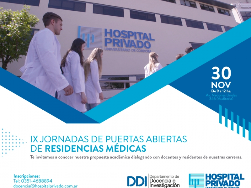 XI Jornadas de Puertas Abiertas de Residencias Médicas - Hospital Privado Cordoba