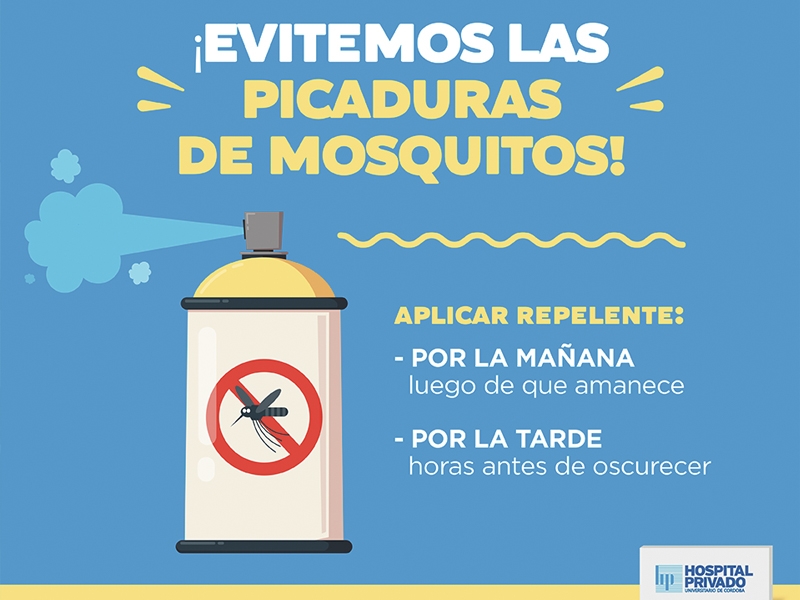El uso de repelentes contra mosquitos - Hospital Privado Cordoba