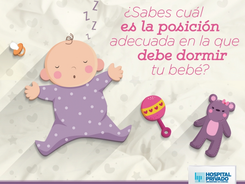 ¿Cuál es la mejor posición en la que debe dormir tu bebé? - Hospital Privado Cordoba