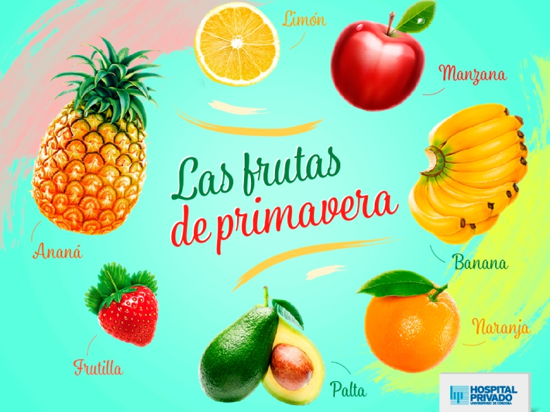 Las frutas de primavera - Hospital Privado Cordoba