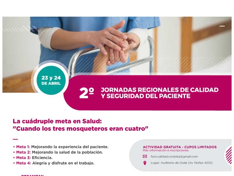 2° Jornadas Regionales de Calidad y Seguridad del Paciente - Hospital Privado Cordoba
