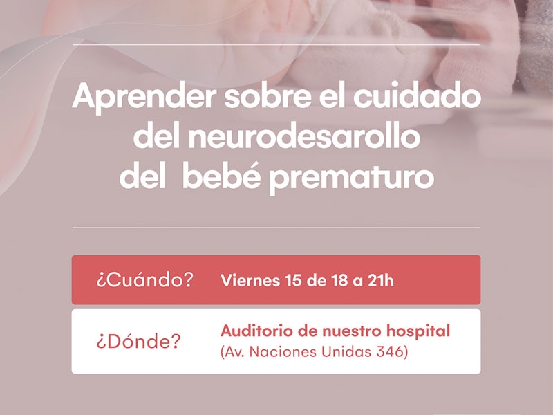 ¡Cuidemos el neurodesarrollo de los bebés prematuros! - Hospital Privado Cordoba