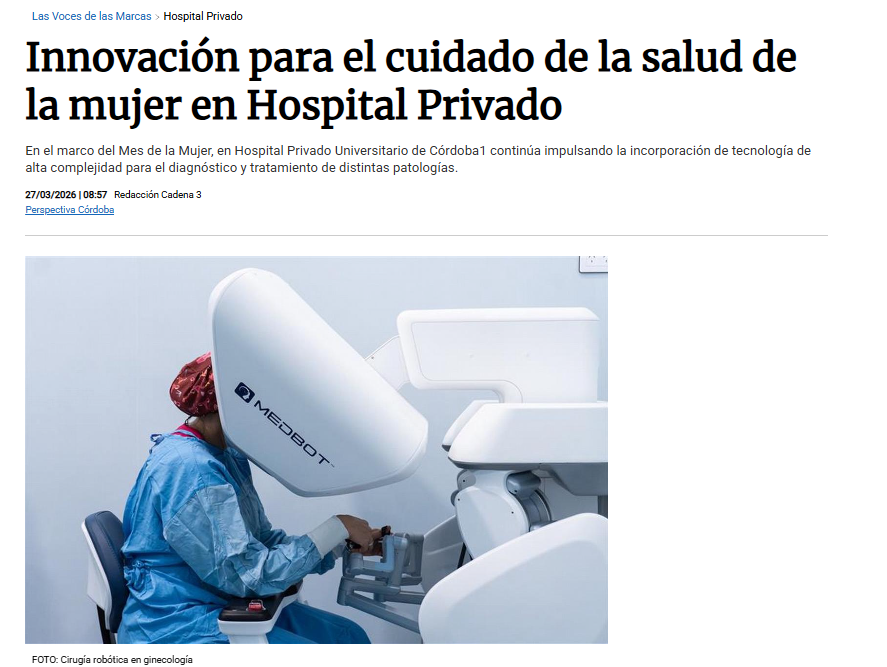 Prensa Hospital Privado Cordoba