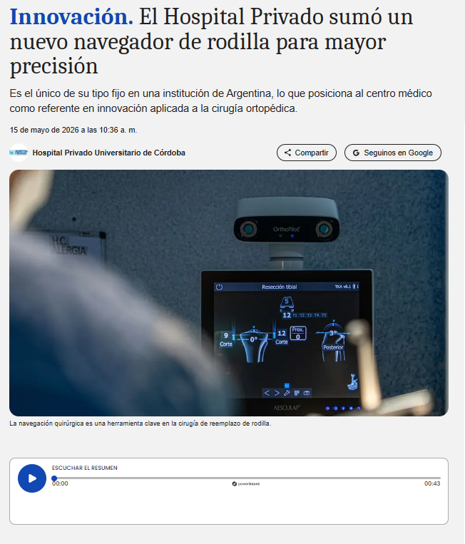 Prensa Hospital Privado Cordoba