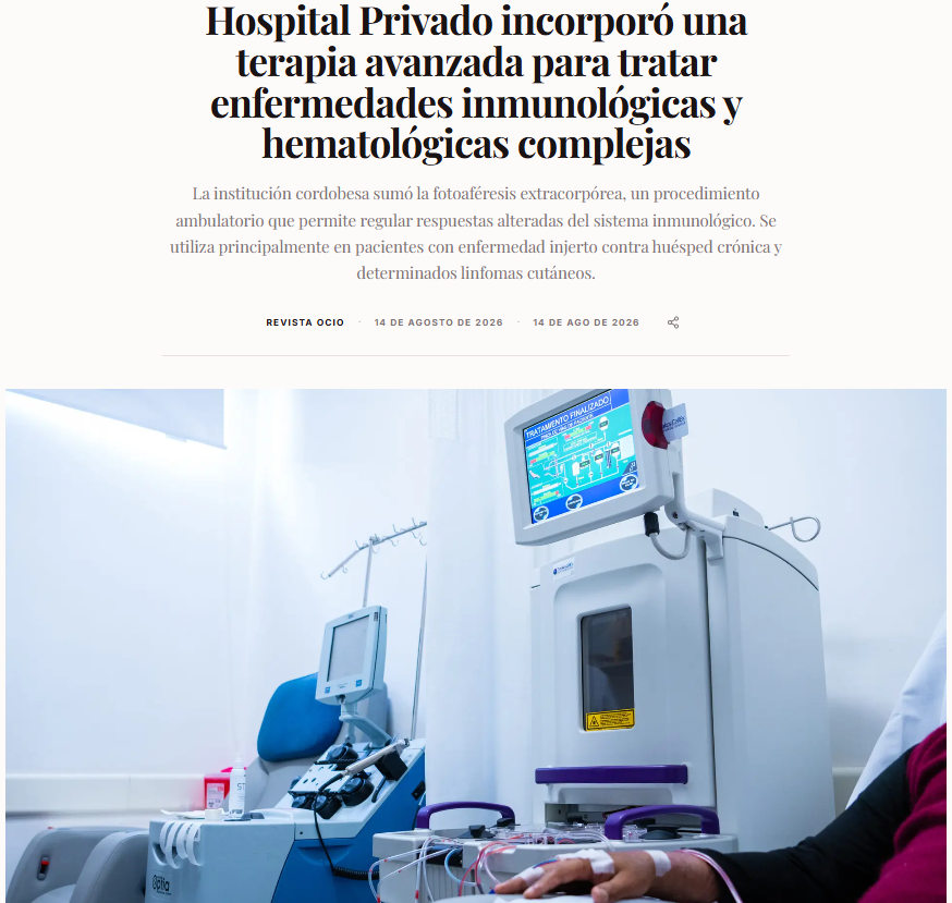 Prensa Hospital Privado Cordoba