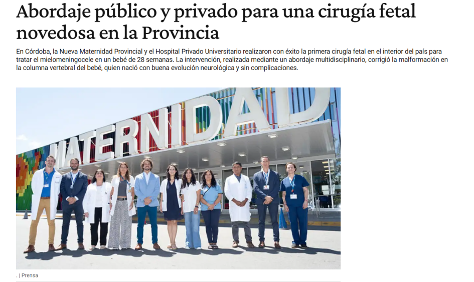 Prensa Hospital Privado Cordoba