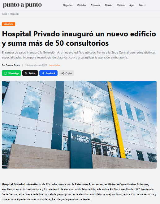 Prensa Hospital Privado Cordoba